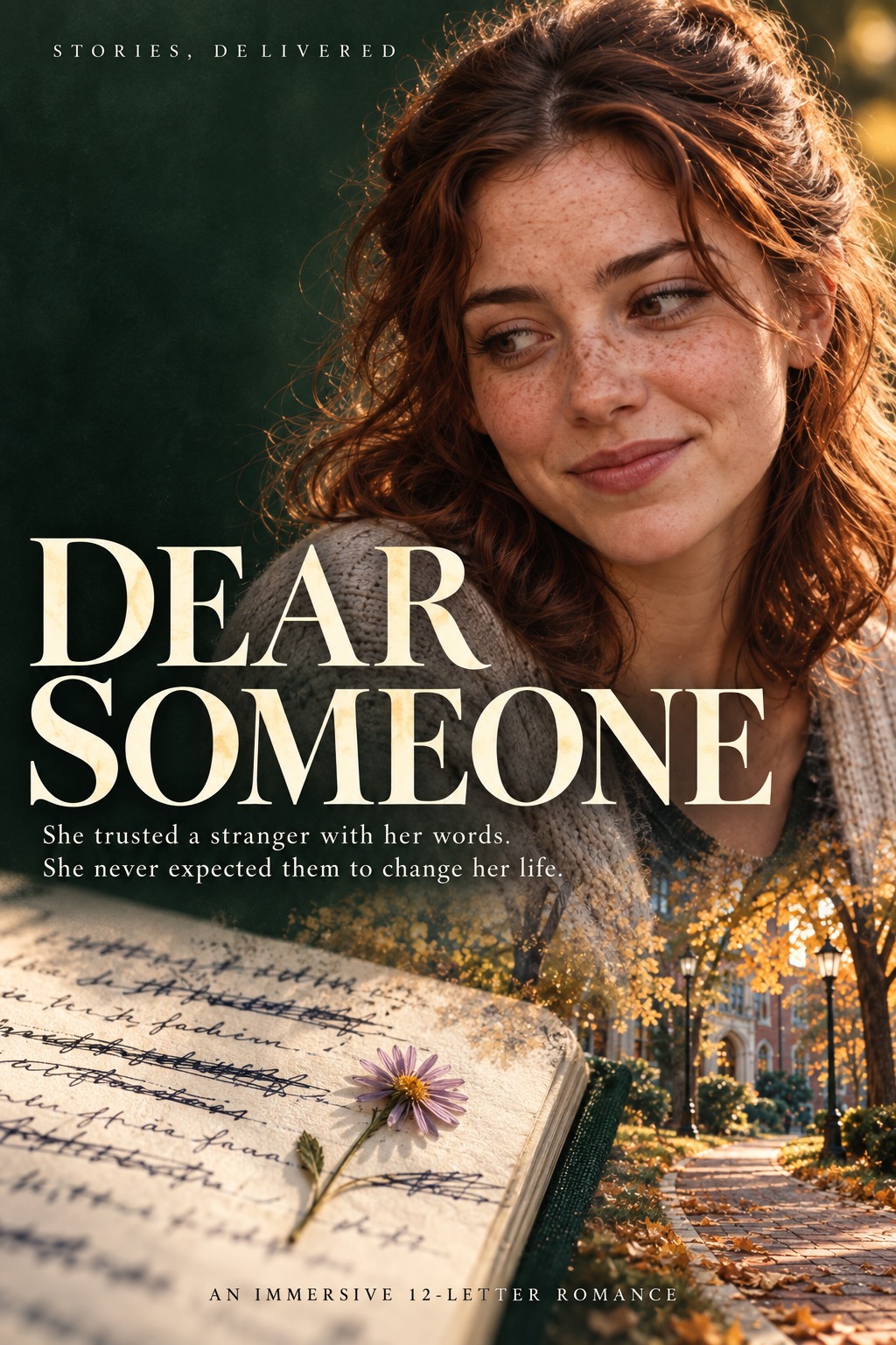 Dear Someone: the approved Words and Memory cinematic poster of Nora Ellis